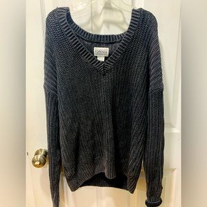 Black Netted Sweater